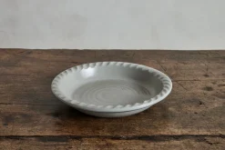 Agrarian Pie Dish in Stone*HIDDEN Outlet