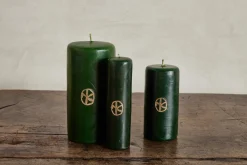 Altar Candle in Green*NICKEY KEHOE Outlet