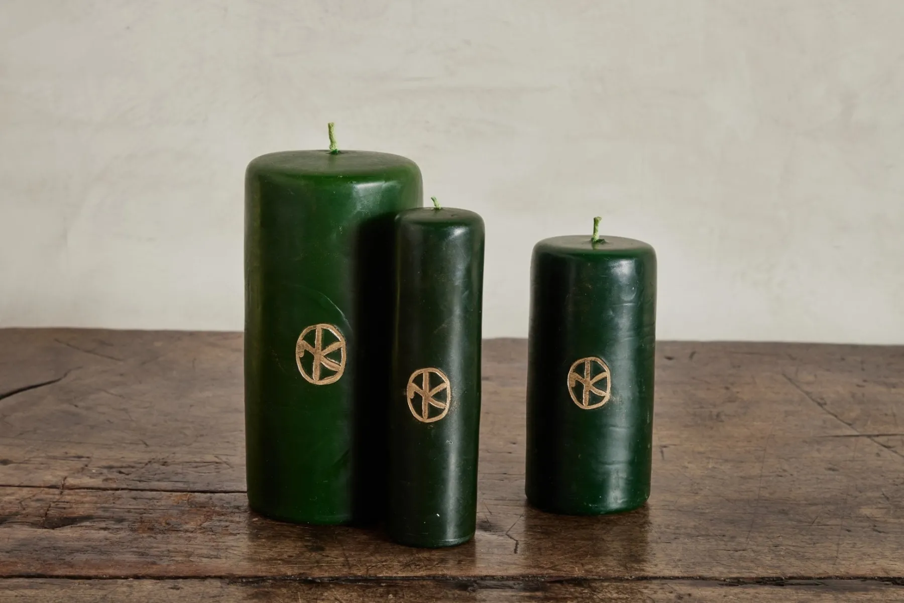 Altar Candle in Green*NICKEY KEHOE Outlet