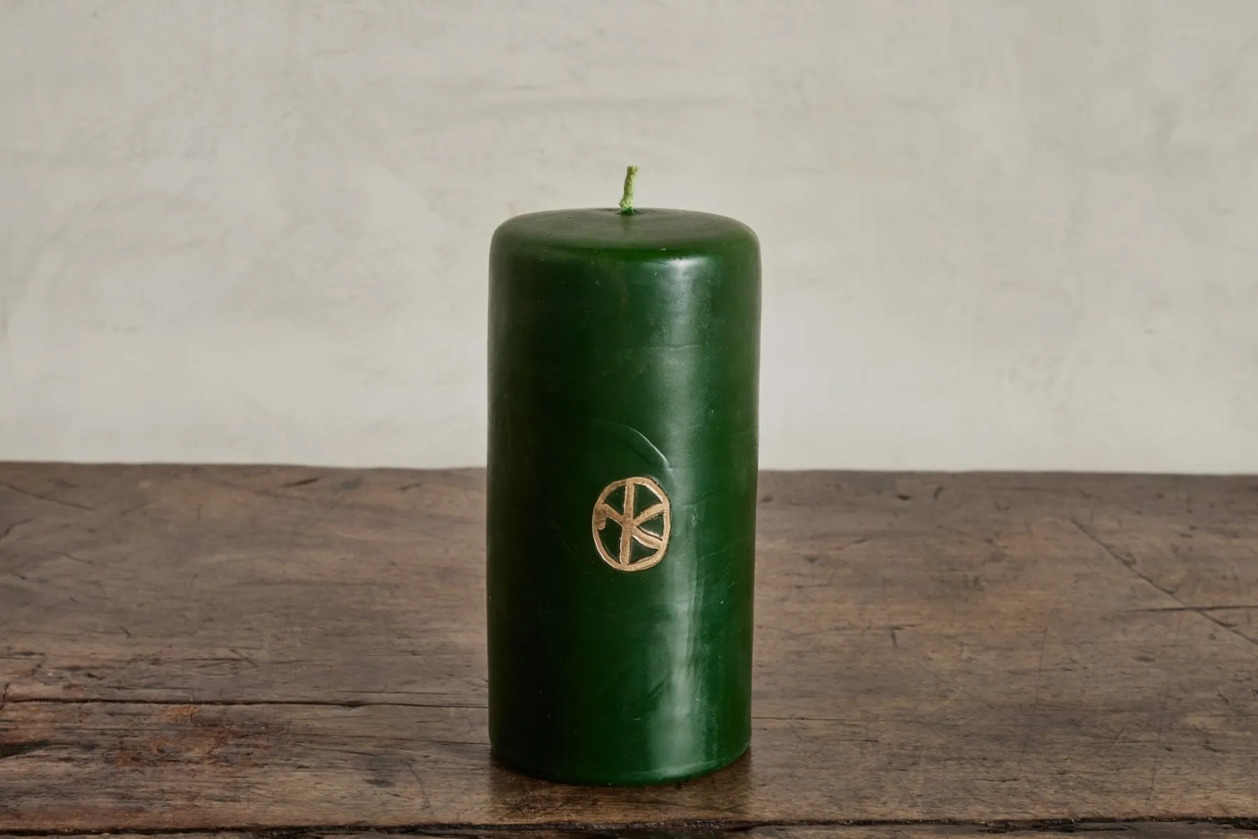 Altar Candle in Green*NICKEY KEHOE Outlet