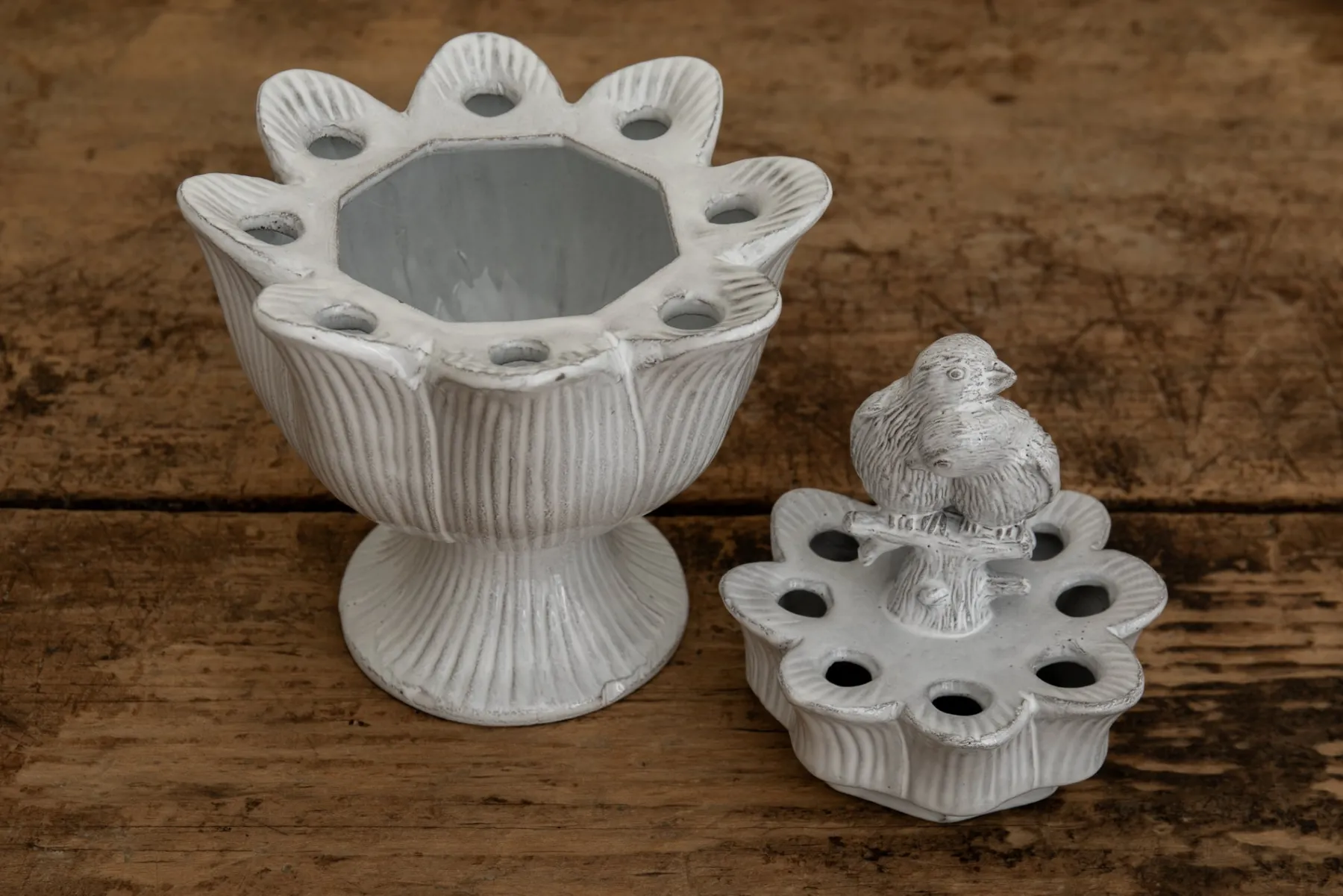 Artichoke Birds Couple Flower Holder*ASTIER DE VILATTE Online