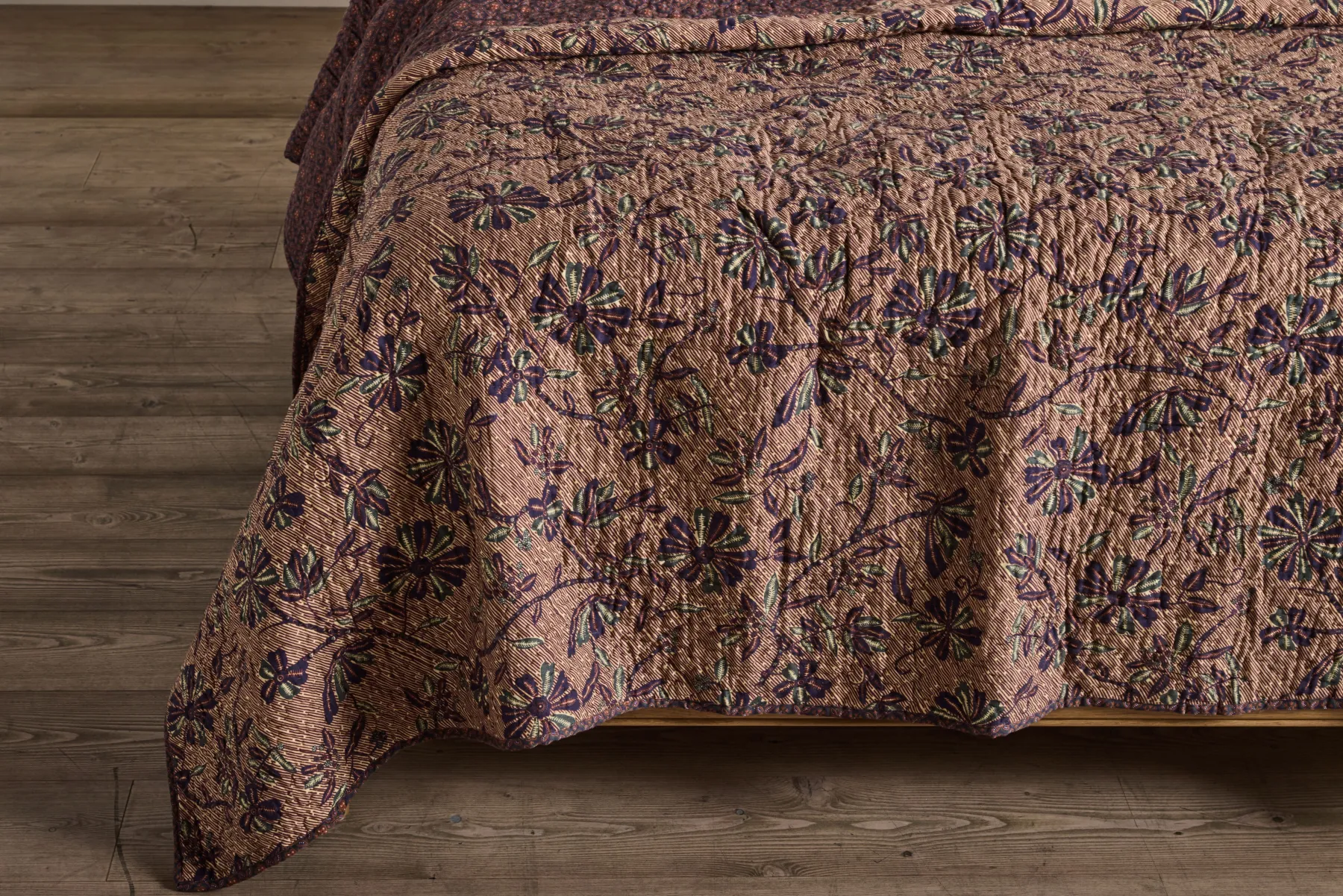Aubergine Hash Stripe Quilt*NICKEY KEHOE Online