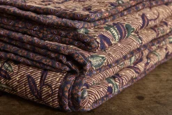 Aubergine Hash Stripe Quilt*NICKEY KEHOE Online
