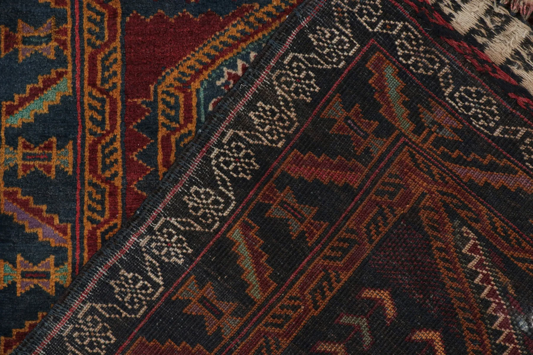 Baluch Throw Rug 2’10 X 4’6*VINTAGE Online