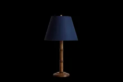 Bamboo Lamp Base, Dark Oak*ALFRED NEWALL New