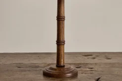Bamboo Lamp Base, Dark Oak*ALFRED NEWALL New