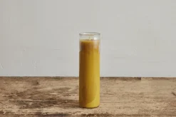 Beeswax Glass Pillar Candle*HIDDEN Clearance