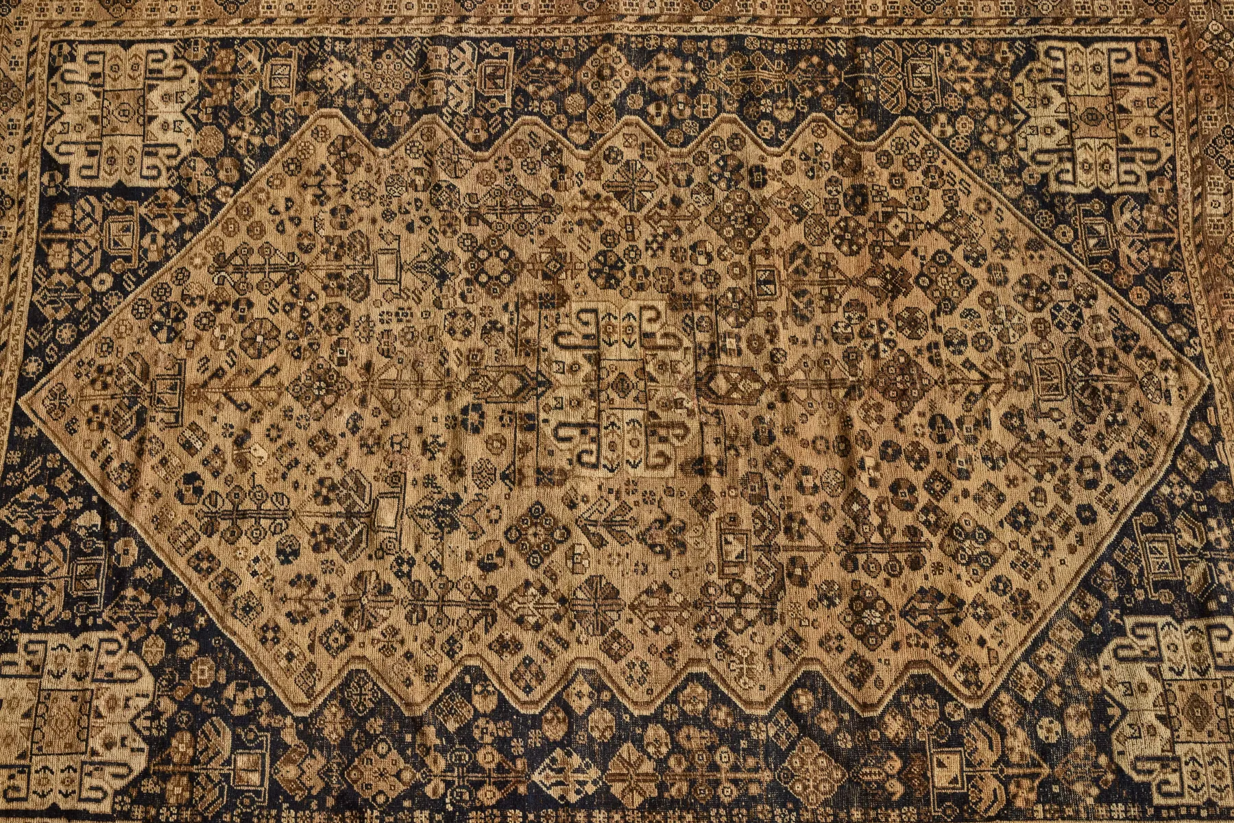 Beige Shiraz Rug 7'2 x 10'2*VINTAGE Sale