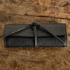 Black Leather Jewelry Roll*F. HAMMANN Clearance