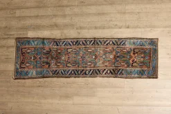 Blue & Bluish Tribal Runner 3’3 x 10’4*VINTAGE Online