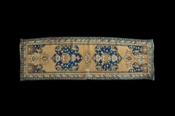 Blue & Gold Persian Runner 3’4 X 10’2*VINTAGE Discount
