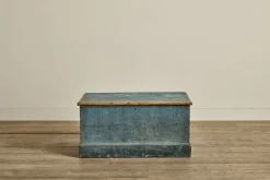 Blue Painted Blanket Chest*VINTAGE Sale