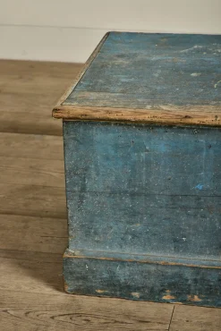 Blue Painted Blanket Chest*VINTAGE Sale