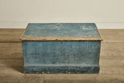 Blue Painted Blanket Chest*VINTAGE Sale