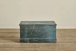Blue Painted Blanket Chest*VINTAGE Sale