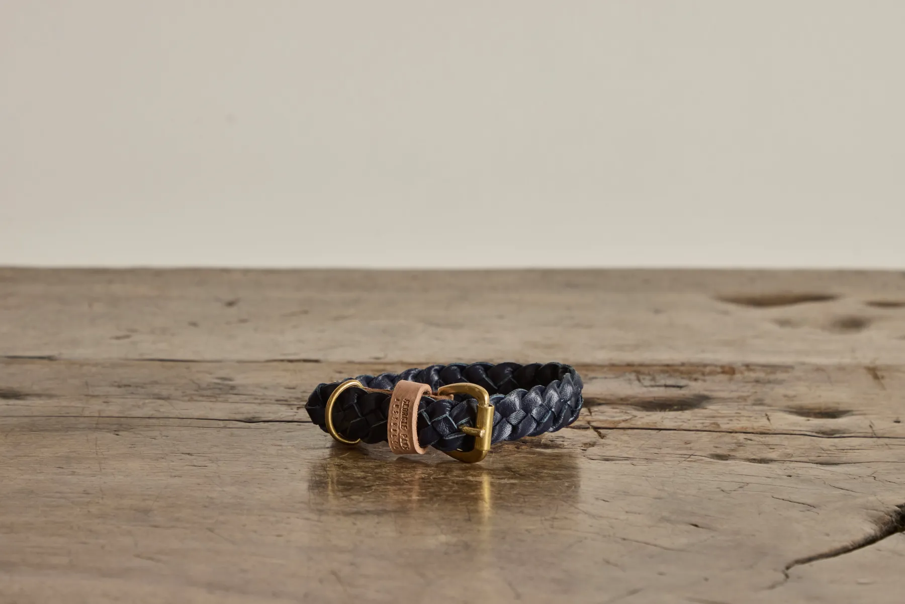 Braided Windsor Collar, Navy*GEORGIE PAWS Best