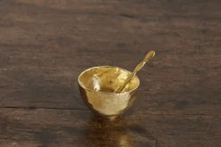 Brass Bowl and Spoon*UNEARTHEN Clearance