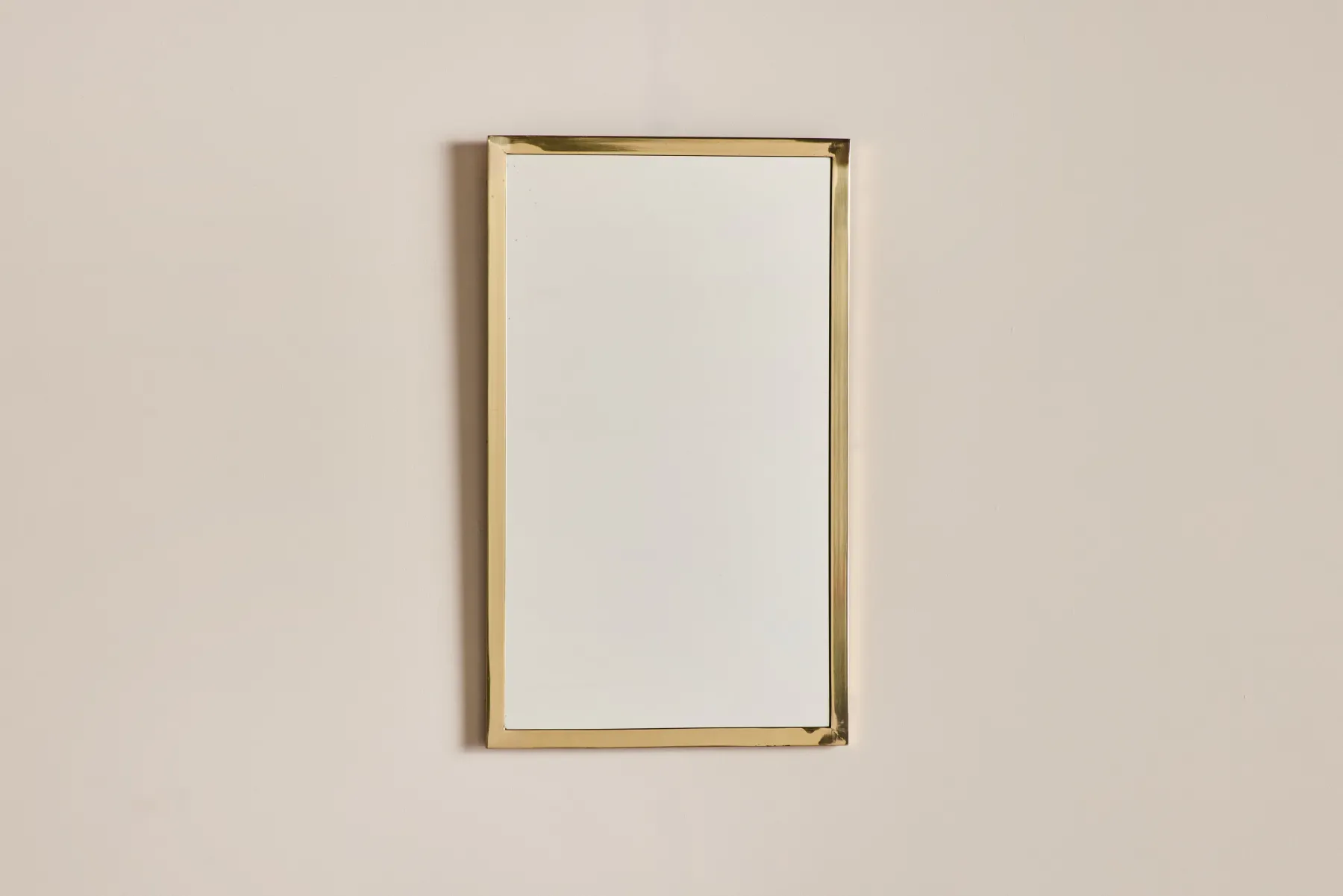 Brass Frame Mirror*VINTAGE New