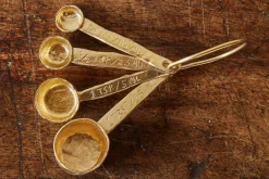 Brass Measuring Spoons*UNEARTHEN Outlet