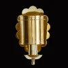 Brass Scallop Sconce Shield*NICKEY KEHOE Clearance