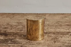 Brass Scallop Sconce Shield*NICKEY KEHOE Clearance