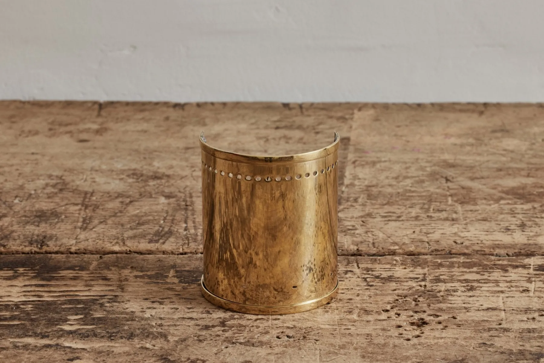 Brass Scallop Sconce Shield*NICKEY KEHOE Clearance