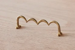 Brass Scalloped Handle*UNEARTHEN Hot