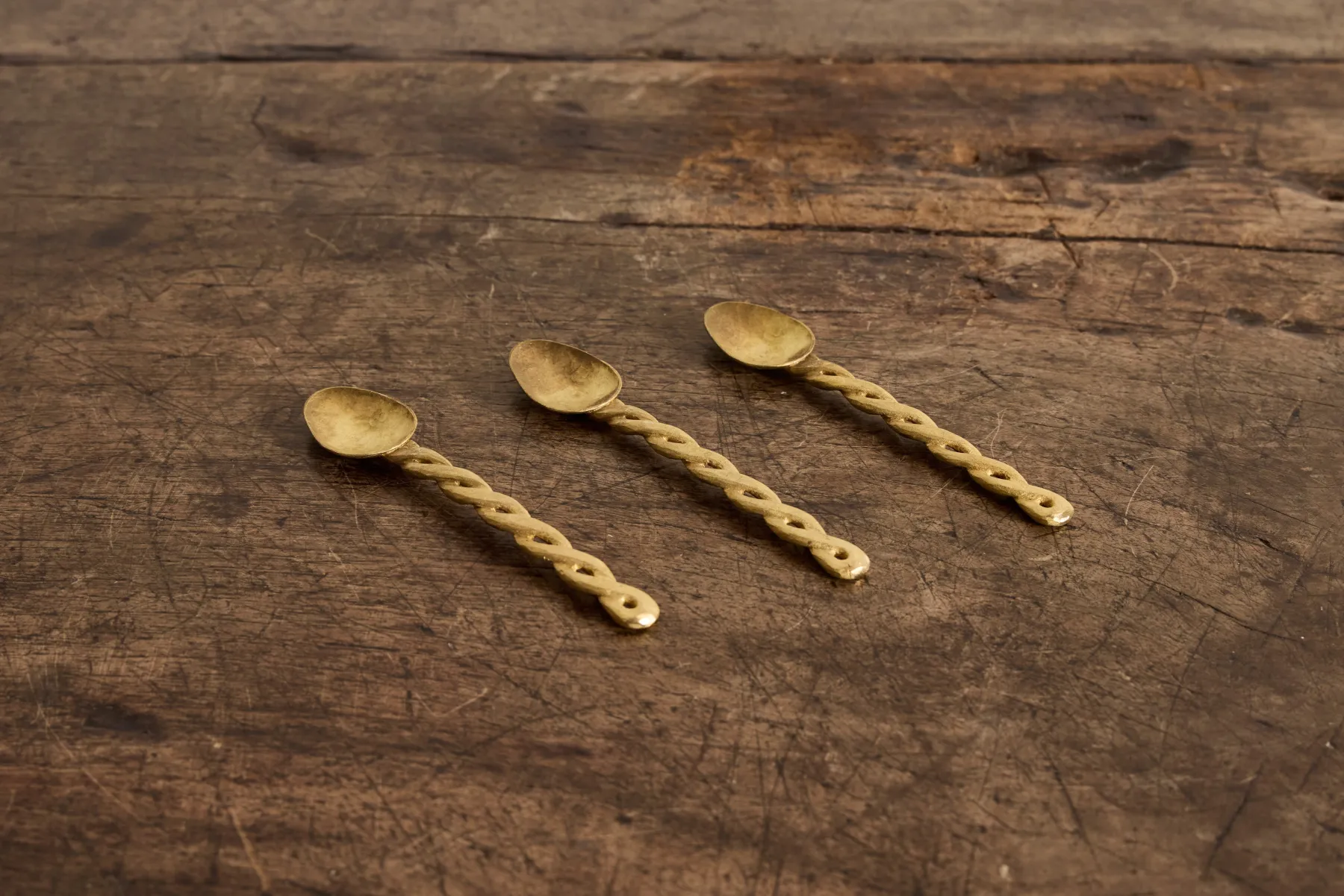 Brass Twisted Spoon*TOTEM HOME Discount