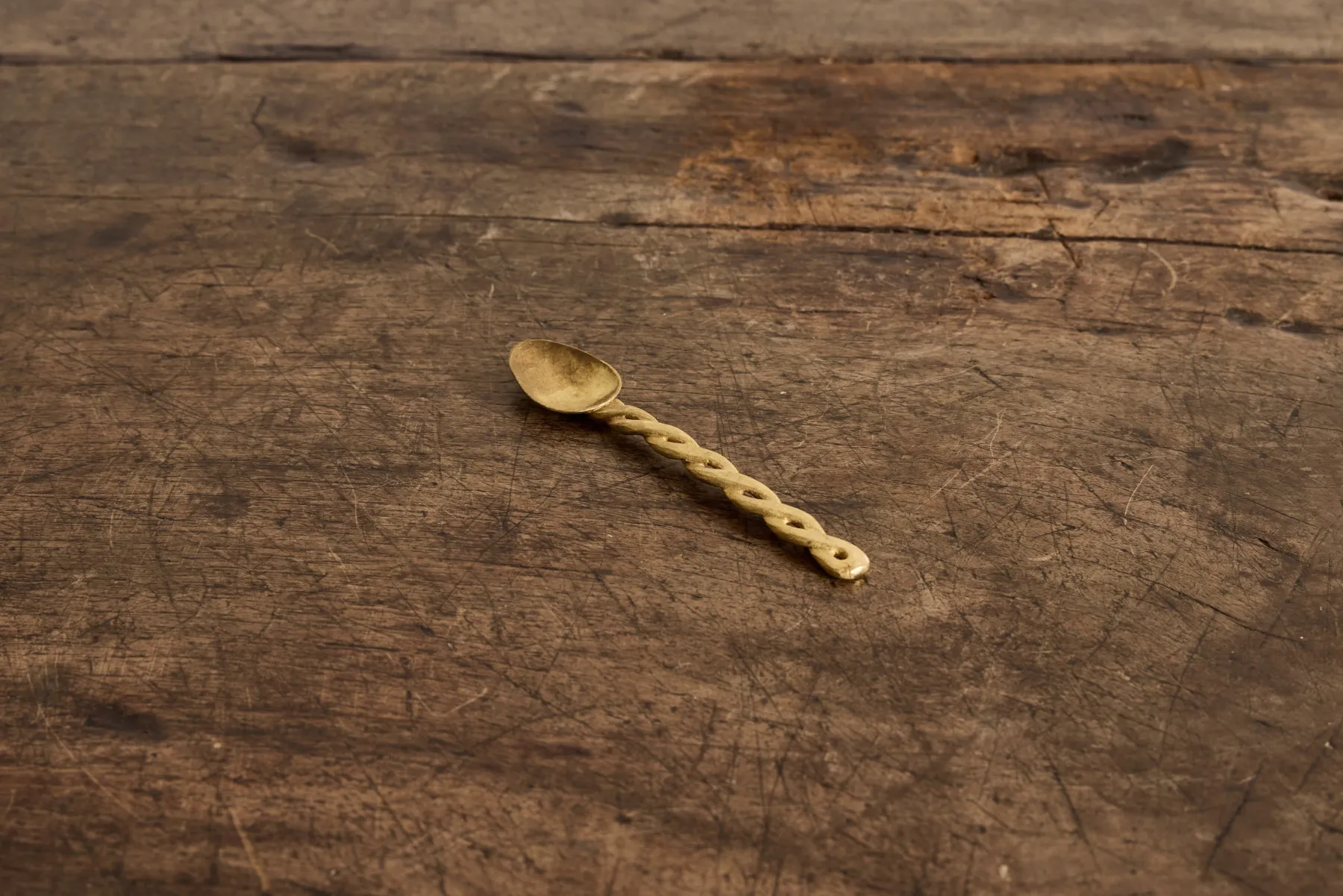 Brass Twisted Spoon*TOTEM HOME Discount