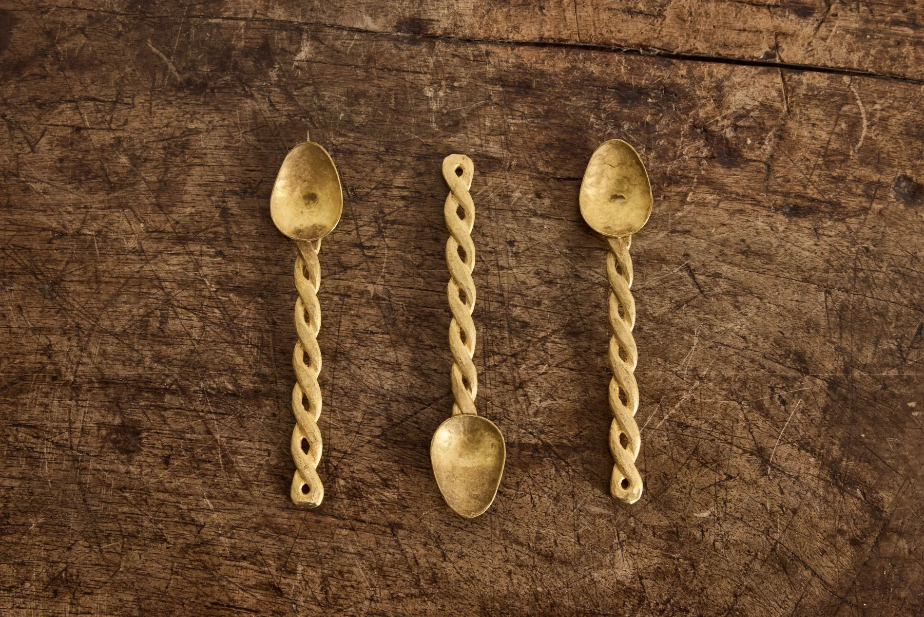 Brass Twisted Spoon*TOTEM HOME Discount