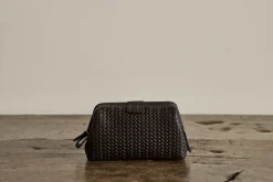 Brown Leather Washbag*F. HAMMANN Hot