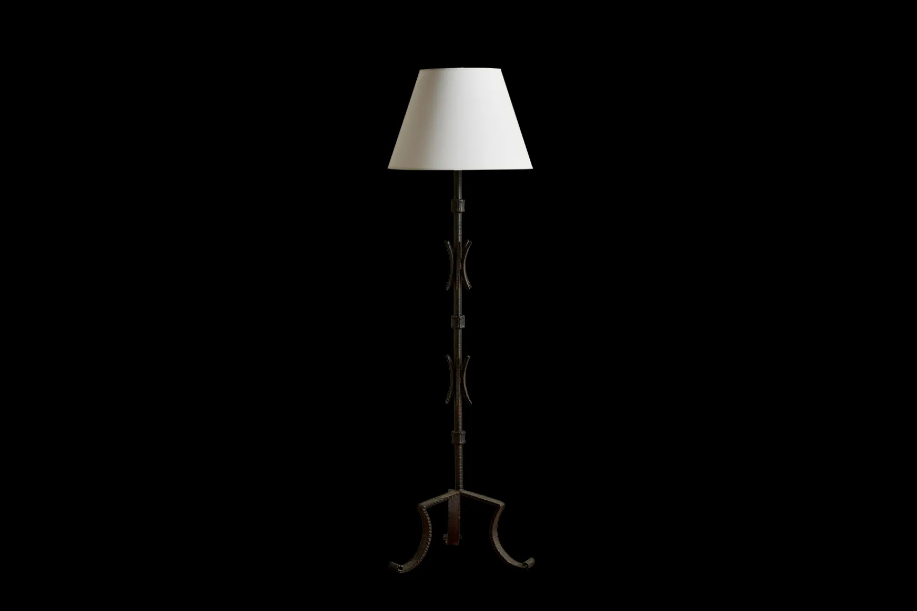 Brutalist Iron Floor Lamp*VINTAGE Clearance