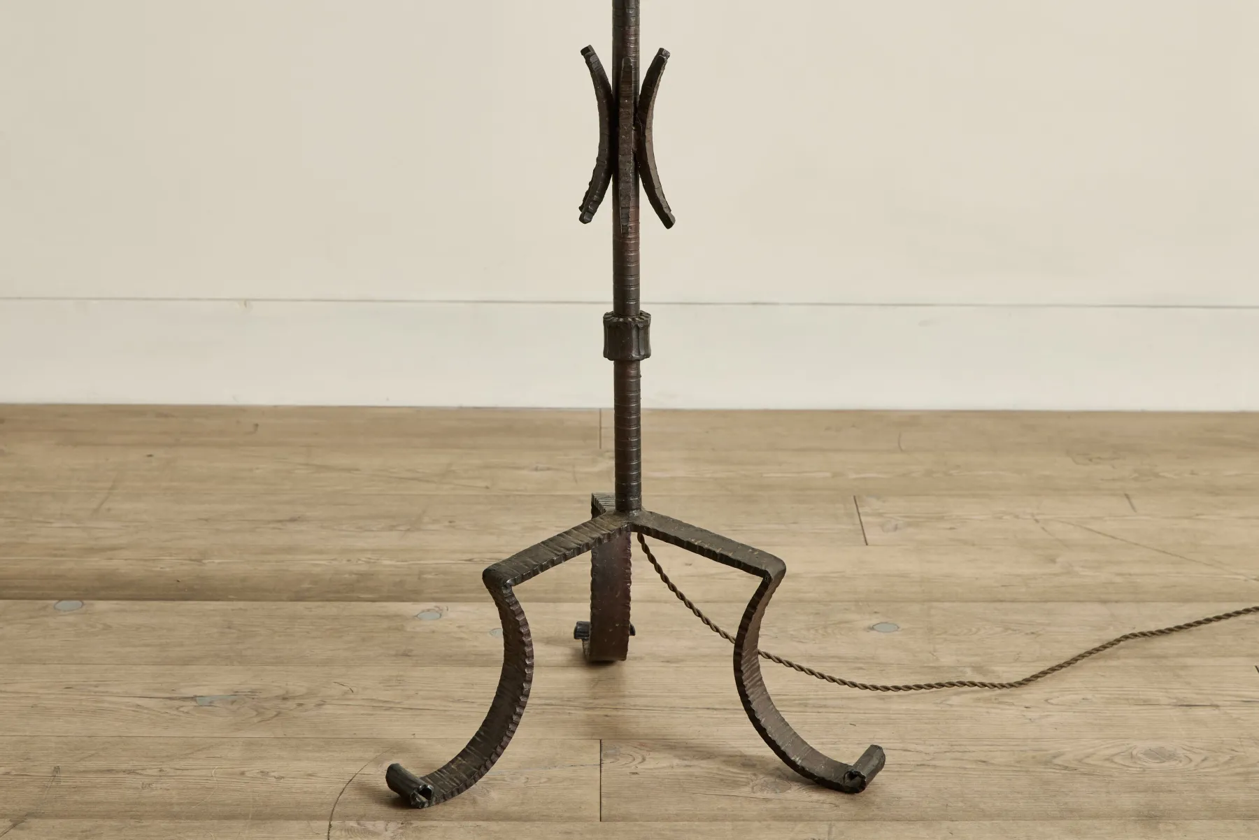 Brutalist Iron Floor Lamp*VINTAGE Clearance