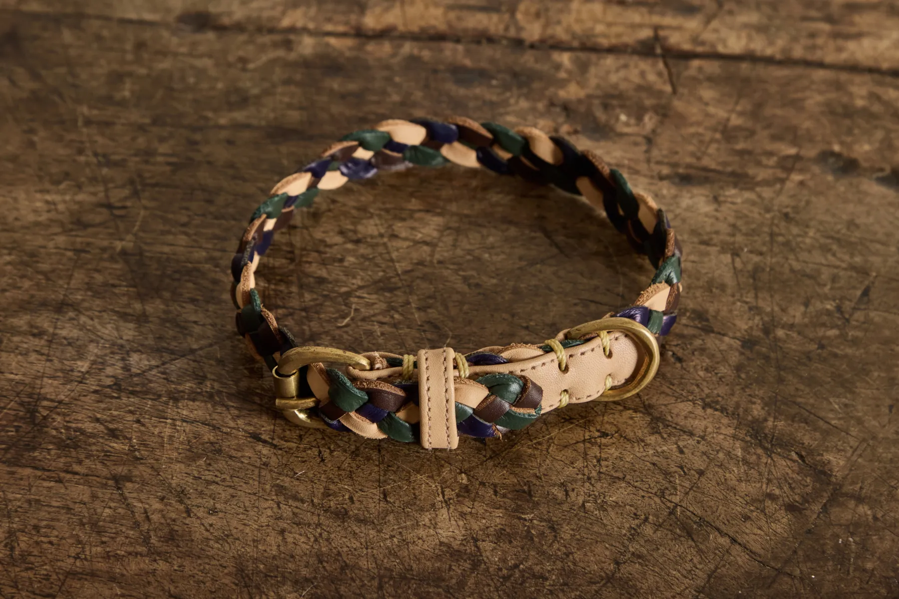 Bushland Collar in Forest, Navy & Tan*GEORGIE PAWS Online