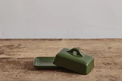 Butter Dish in Thyme*NICKEY KEHOE Clearance