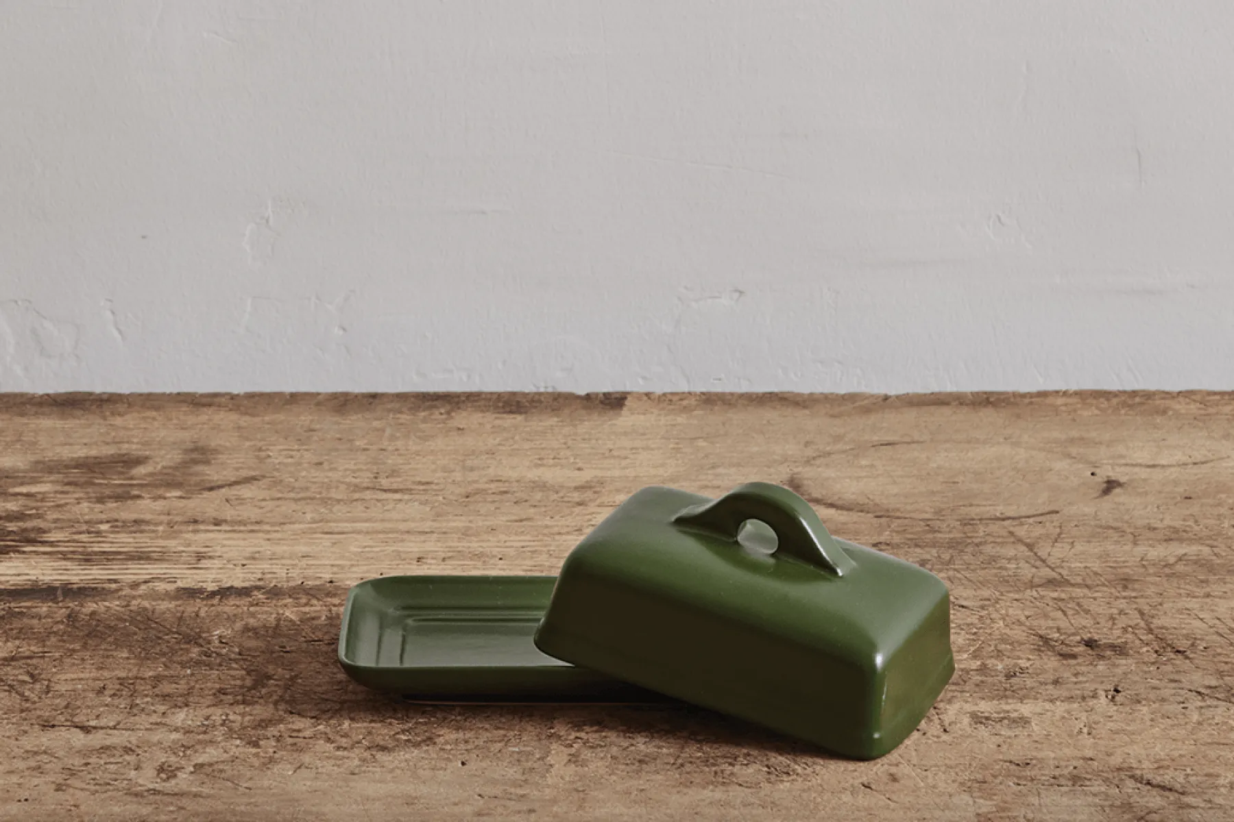 Butter Dish in Thyme*NICKEY KEHOE Clearance