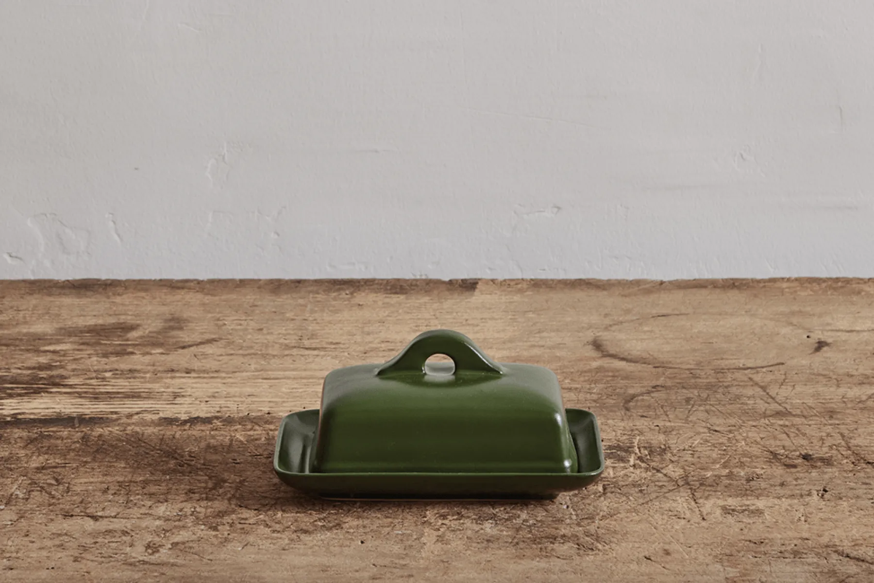 Butter Dish in Thyme*NICKEY KEHOE Clearance