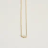 Cas Necklace with 3 Diamonds*Quarry Outlet