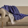 Cashmere Throw in Blue Ivory*HIDDEN Best