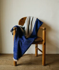 Cashmere Throw in Blue Ivory*HIDDEN Best