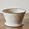 Ceramic Colander in White*NICKEY KEHOE Outlet