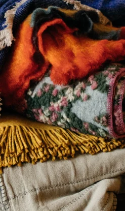Chartreuse Yellow Throw*HIDDEN Outlet