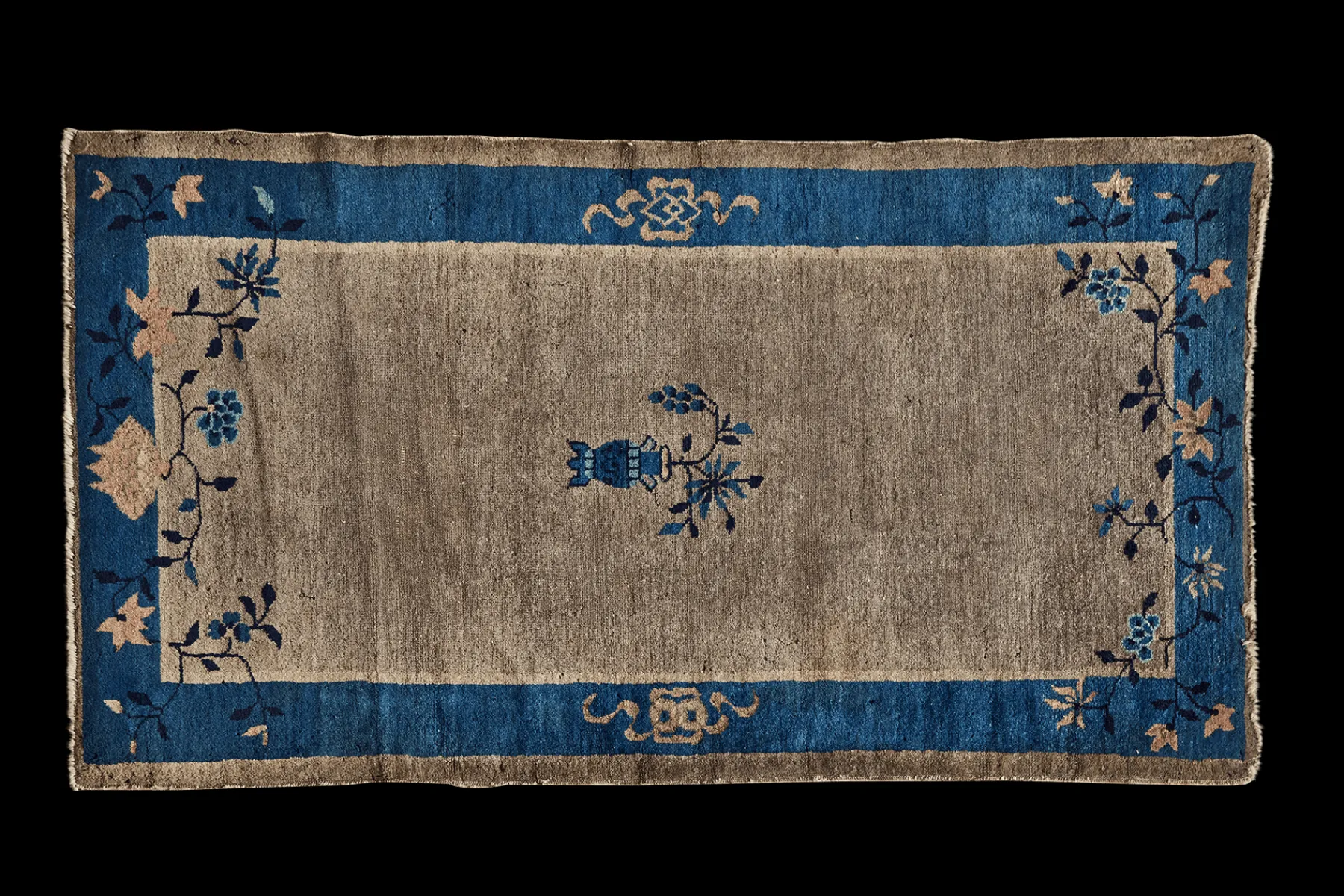 1920' Chinese Peking Rug 3’ x 5’7*VINTAGE New