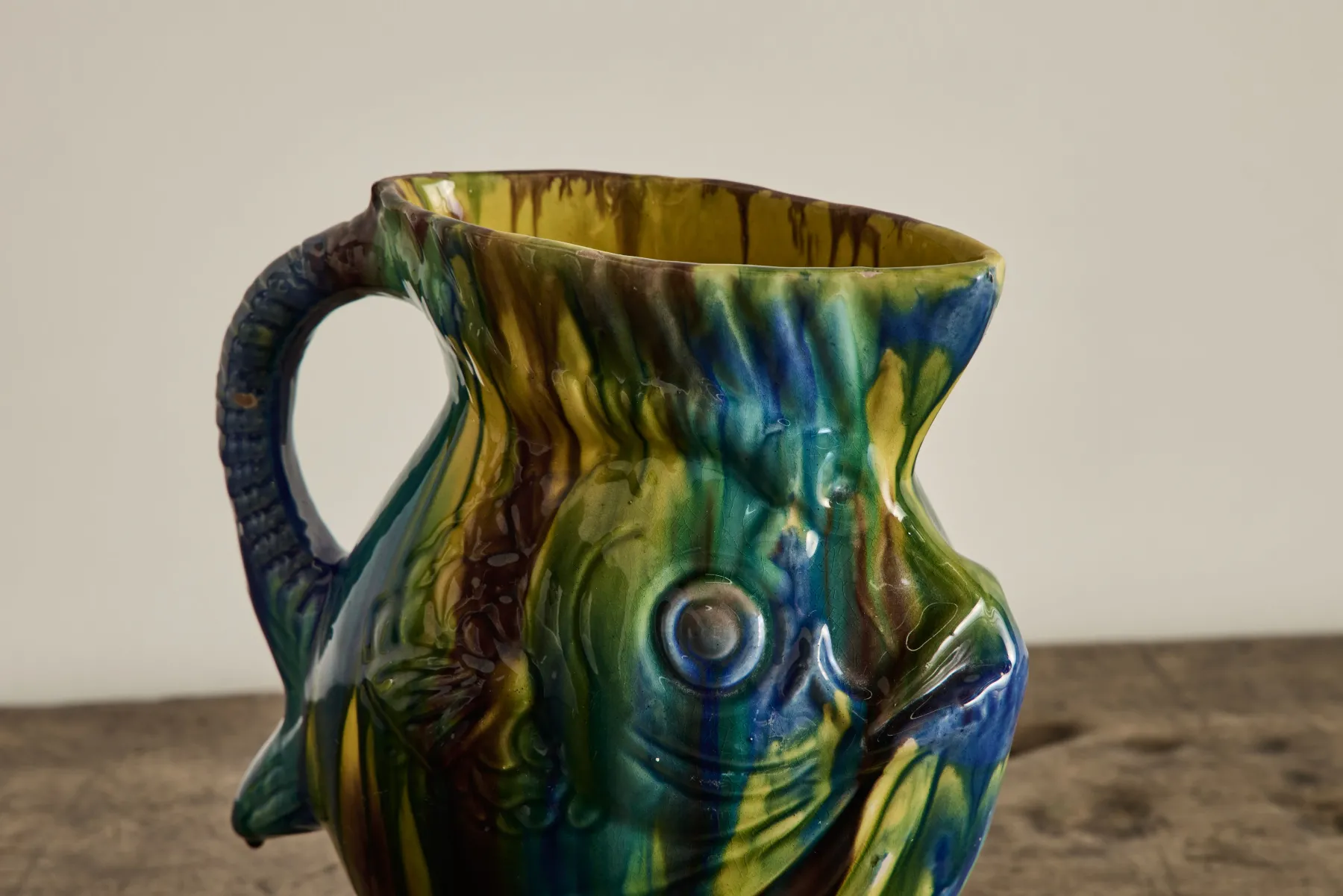 Chorreada Fish Pitcher No.2*VINTAGE Clearance