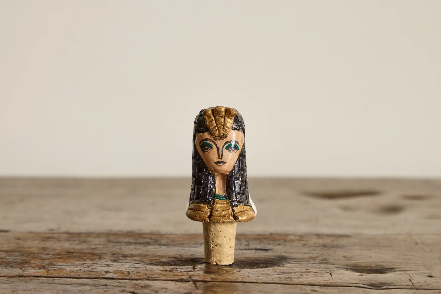 Cleopatra Ceramic Wine Stopper*ANDREA KASHANIPOUR Outlet