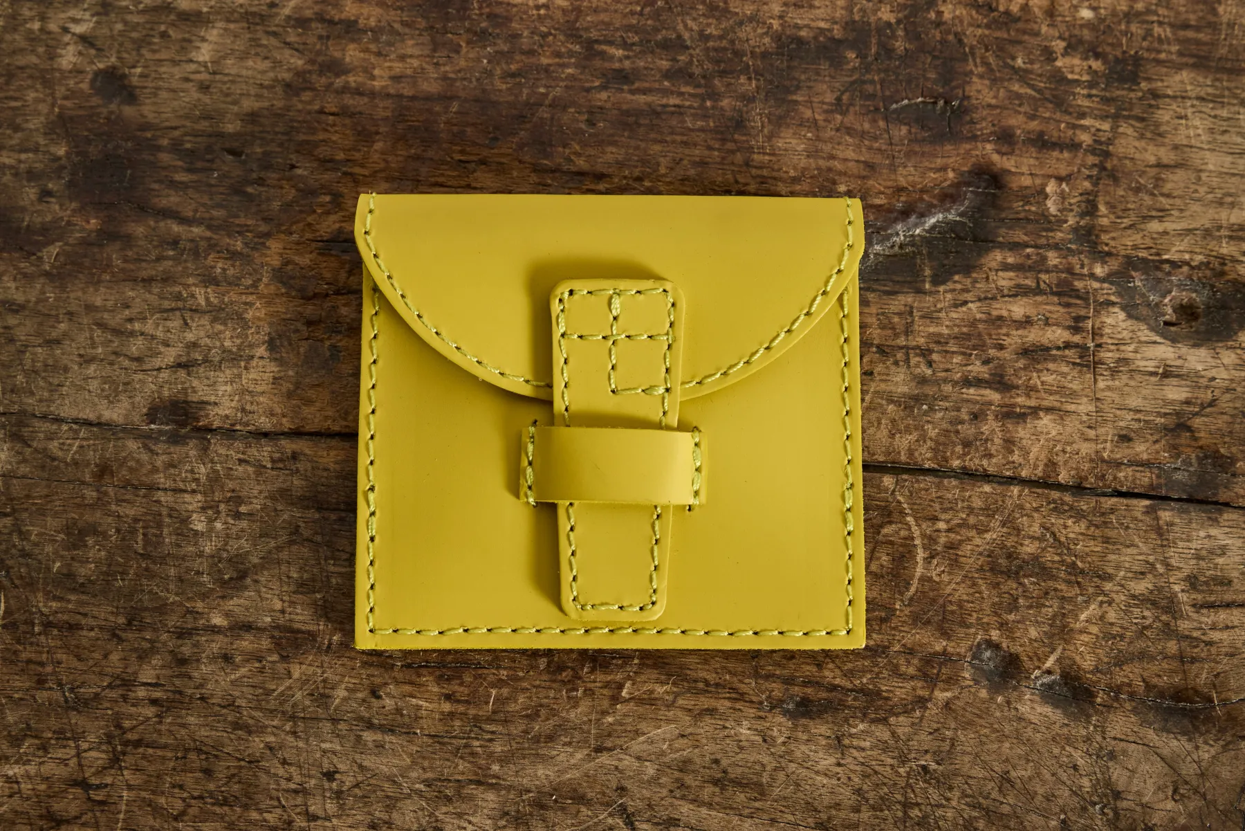 Coin Case in Yellow*AGNES BADDOO New