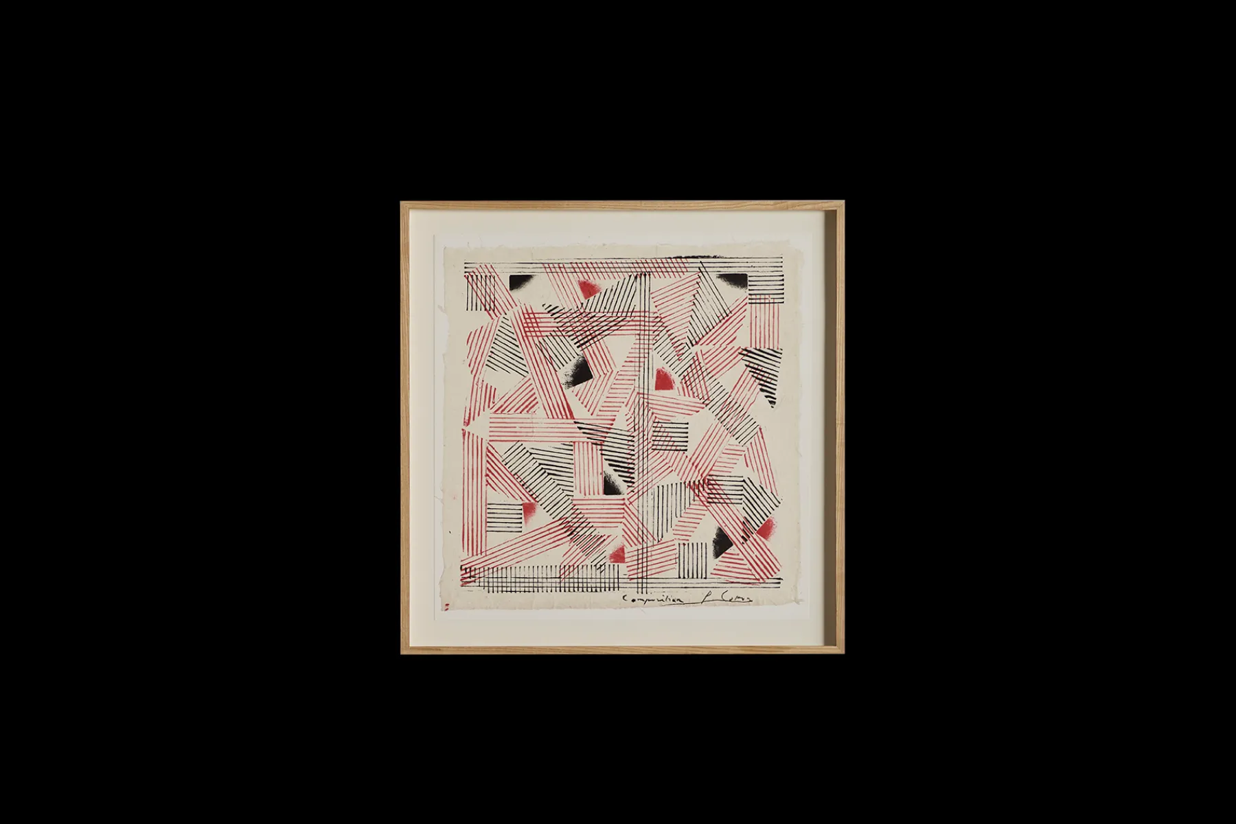 Composition Rouge Et Noir*PHILIPPE CARON New