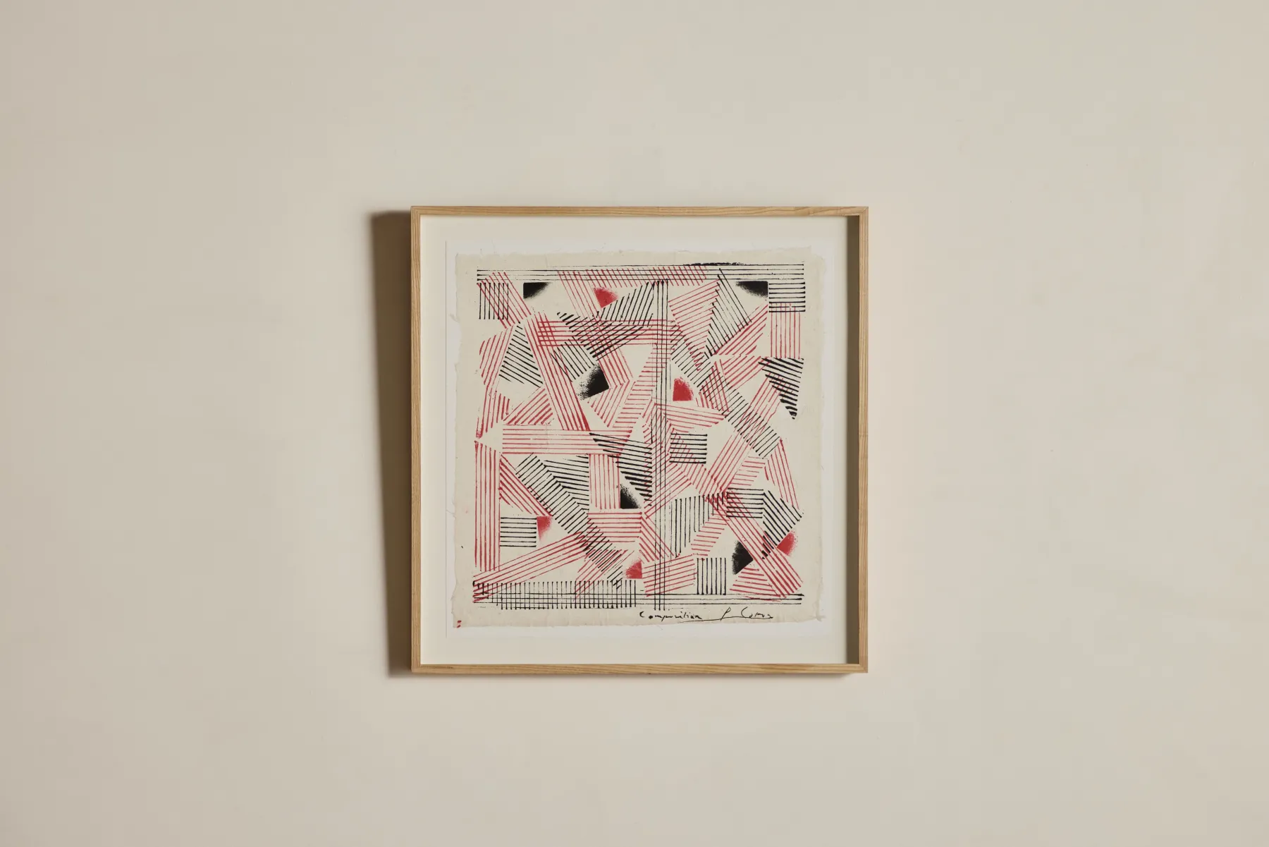 Composition Rouge Et Noir*PHILIPPE CARON New
