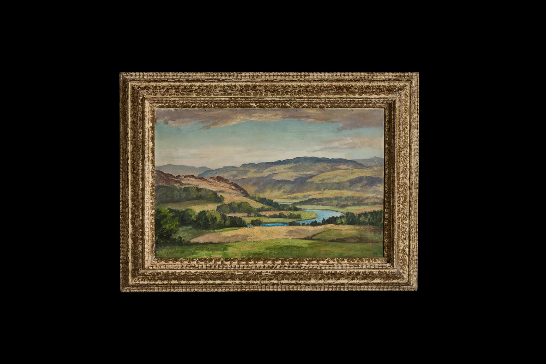 Countryside Oil Painting*VINTAGE Hot