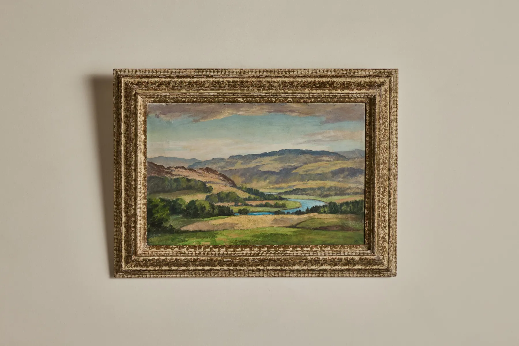 Countryside Oil Painting*VINTAGE Hot